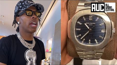 lil bany fake watch|lil baby watch.